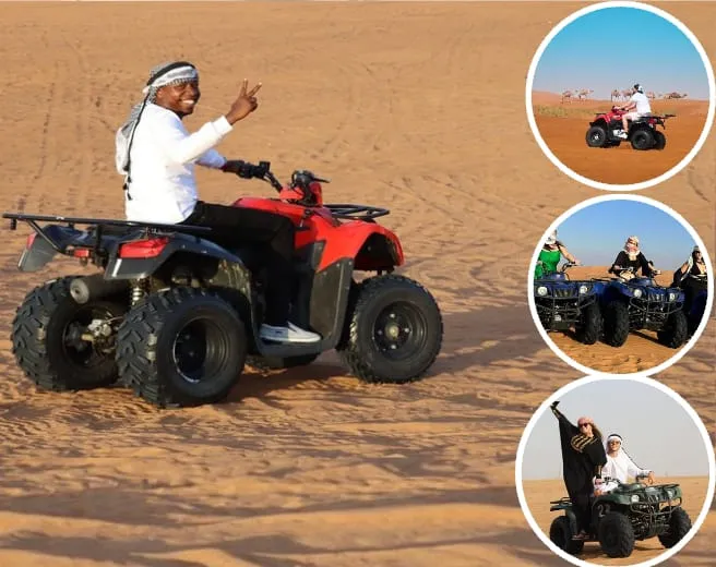 Quad Bike In Desert Safari